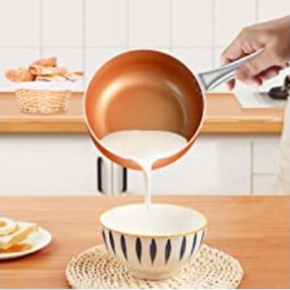 4 pcs - Nonstick Cooking Sauce Pan Set w/ Lids (1.5Qt & 2Qt) (Orange) - Picture 9 of 15
